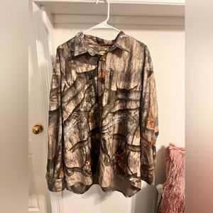 Hunting Cabala’s along Sleeve Button Up Thermal Shirt